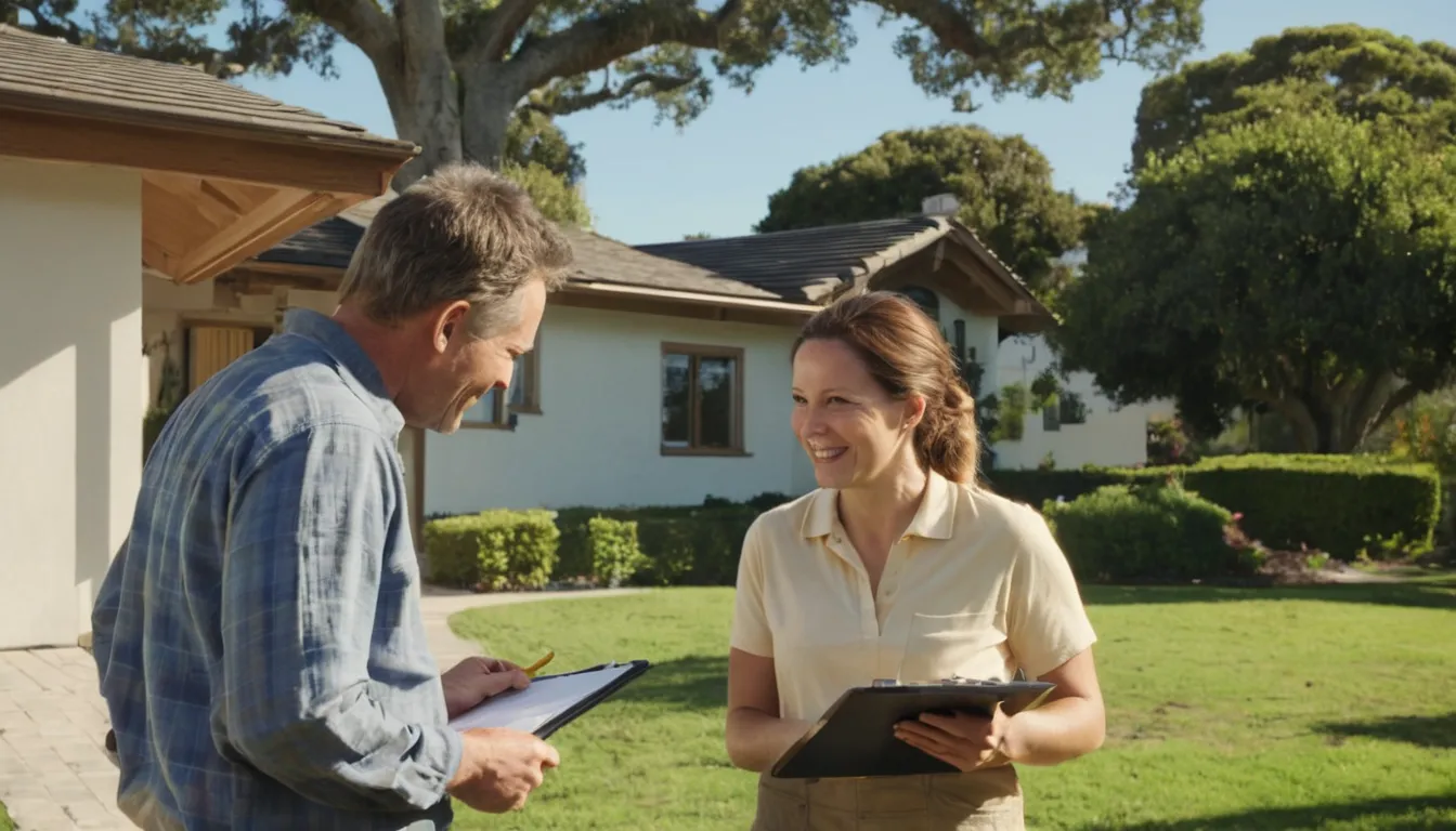 A homeowner reviewing a tree estimate with a provider in the Placerville area